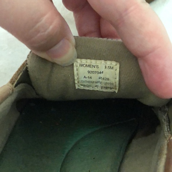 Sperry Top-sider boat shoes preppy size 9.5 women’s tan pink green - Picture 10 of 10